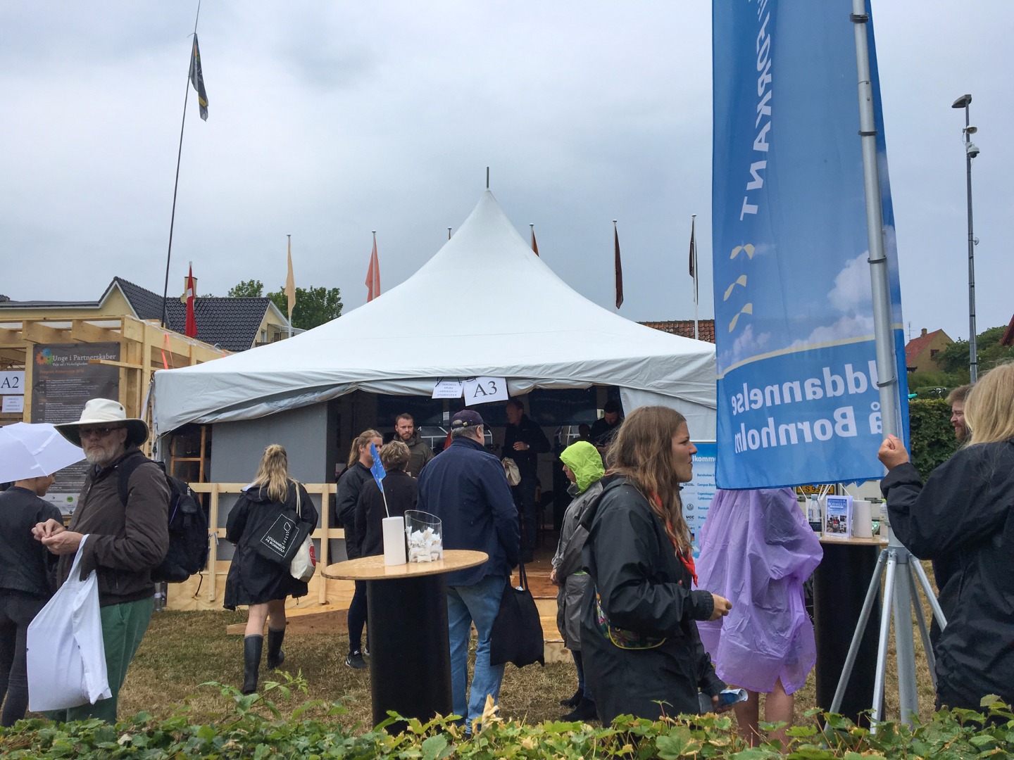 Stand om uddannelse på Bornholm ved Folkemødet på Bornholm 2016